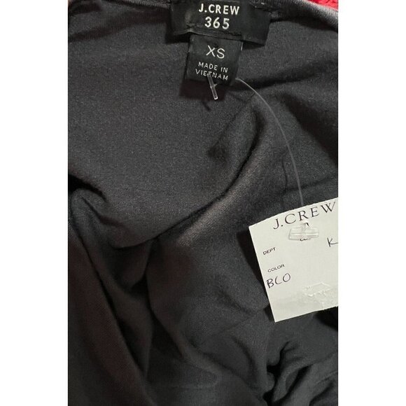 J Crew 365 Sz XS Gray Draped Cowl Neck Cap Sleeve Modal Stretch Bodysuit NWT NEW - Picture 8 of 11
